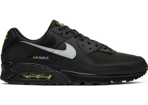 Nike Air Max 90 Black Volt Light Smoke Grey 